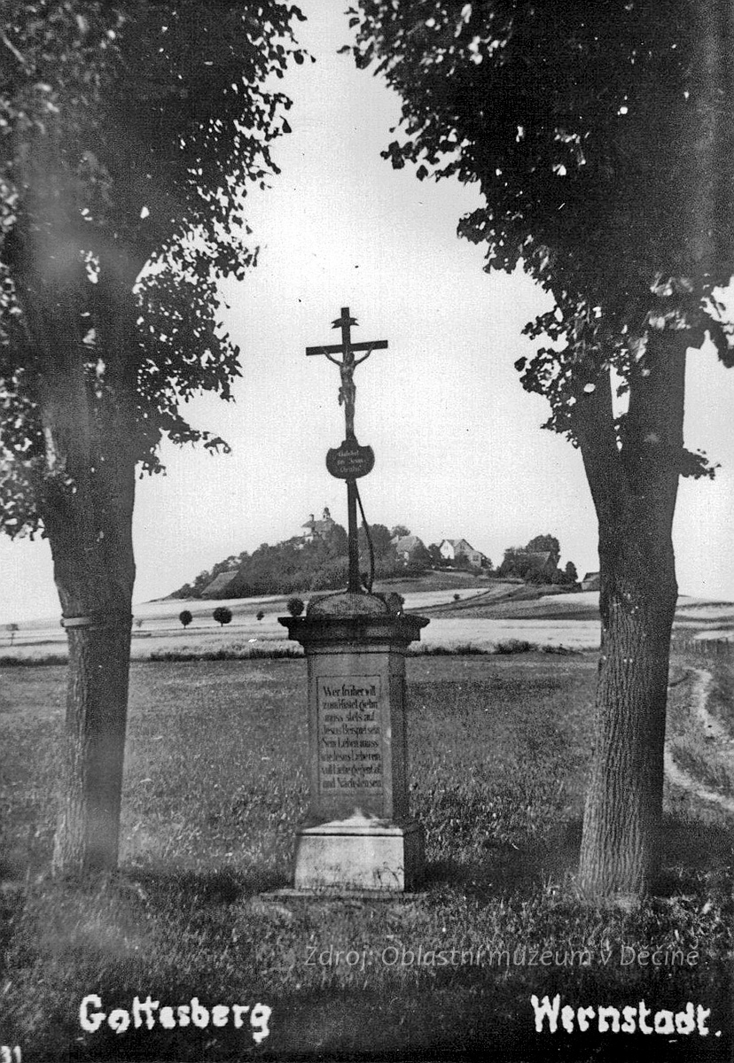 Boží muka u Božího vrchu (Gottesberku) u Verneřic