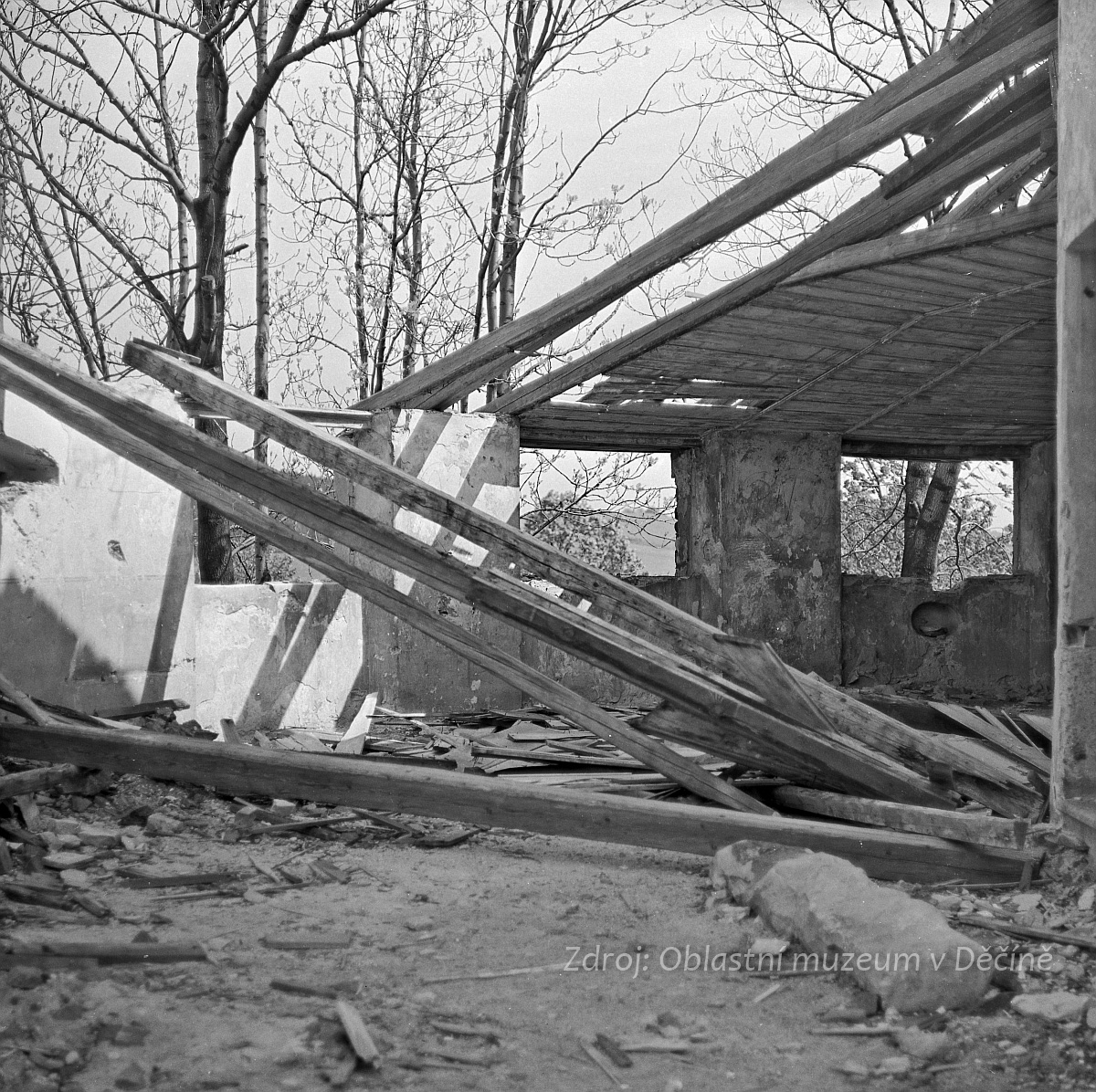 Boží vrch (Gottesberg) u Verneřic, poutní kostel Nejsvětější Trojice