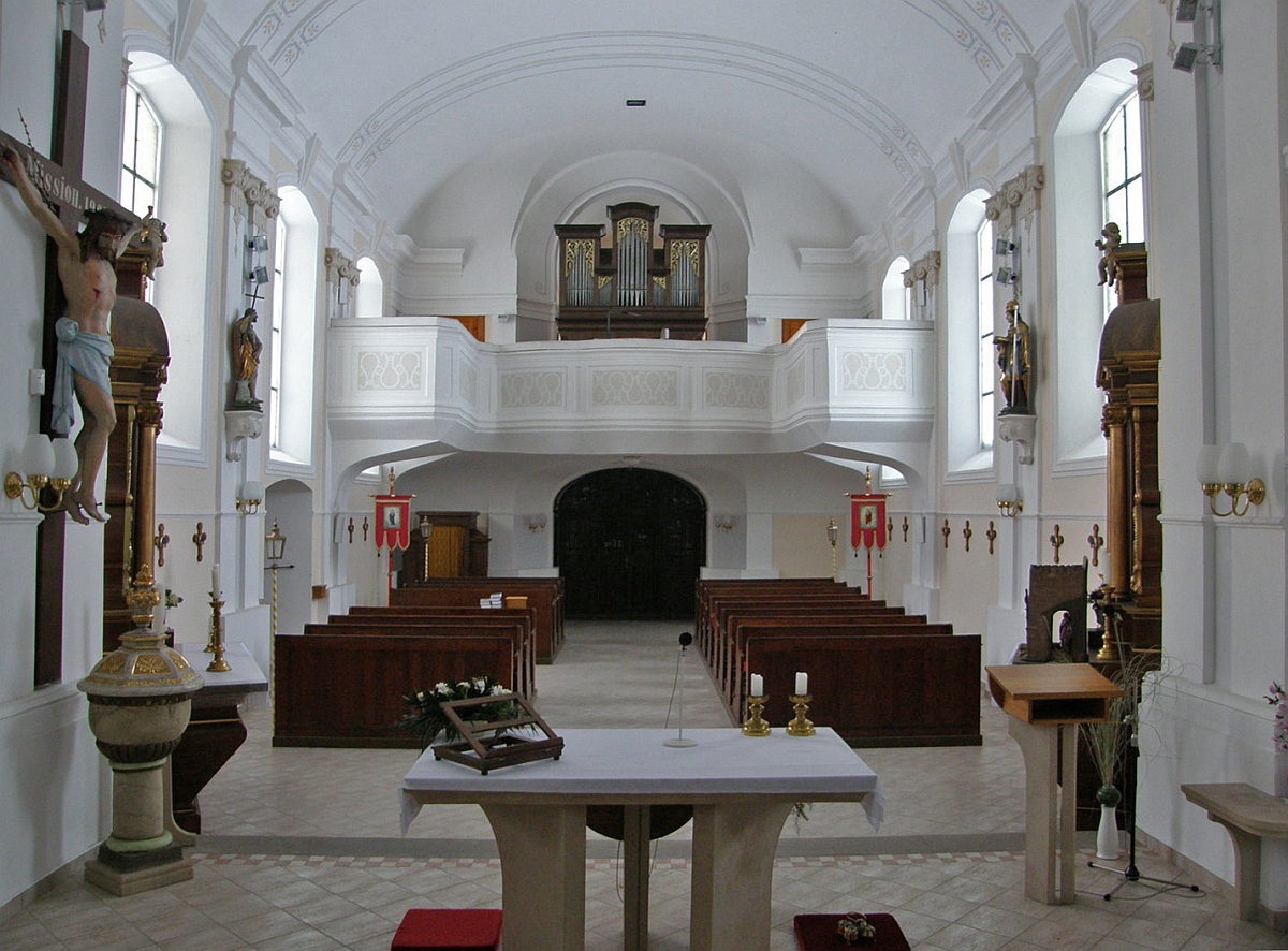 Kerhartice, kostel sv. Máří Magdalény